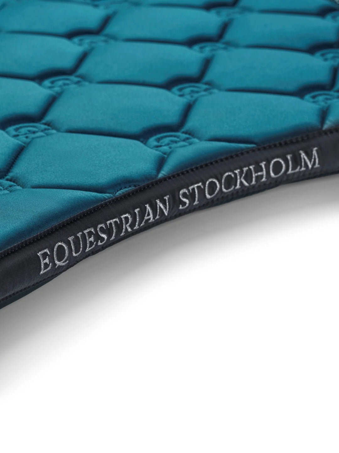 Equestrian Stockholm Classic Jump Saddle Pad - Teal Blue - Jump Saddle Pad - Kingdom Equestrian