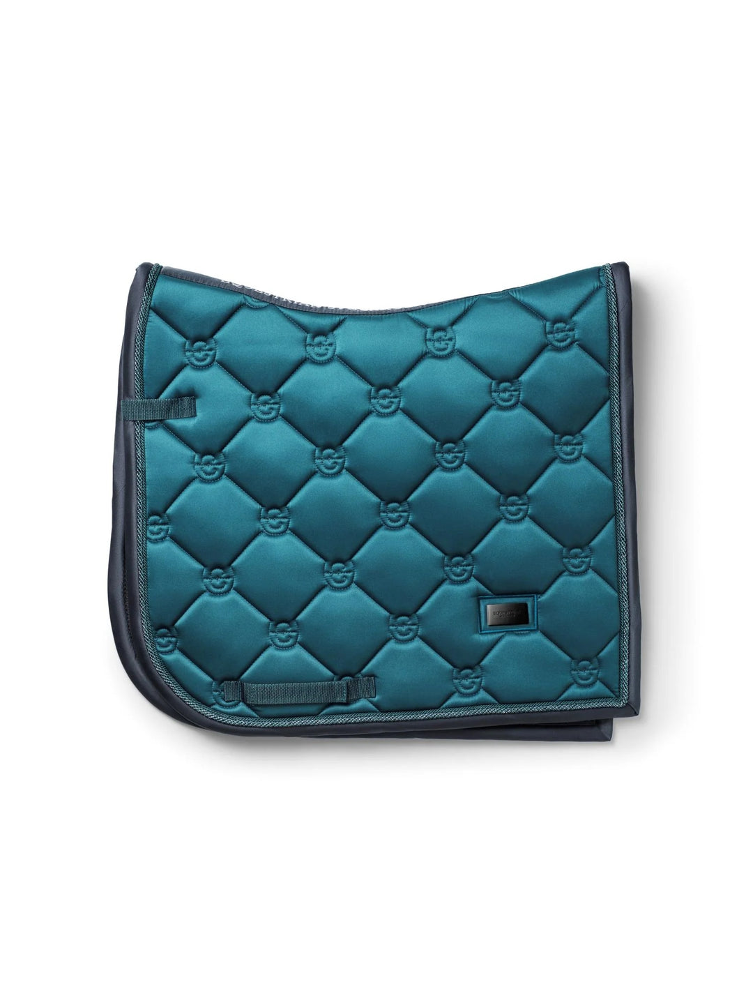 Equestrian Stockholm Classic Dressage Saddle Pad - Teal Blue - Dressage Saddle Pad - Kingdom Equestrian