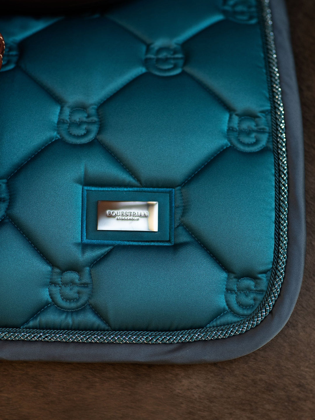 Equestrian Stockholm Classic Jump Saddle Pad - Teal Blue - Jump Saddle Pad - Kingdom Equestrian