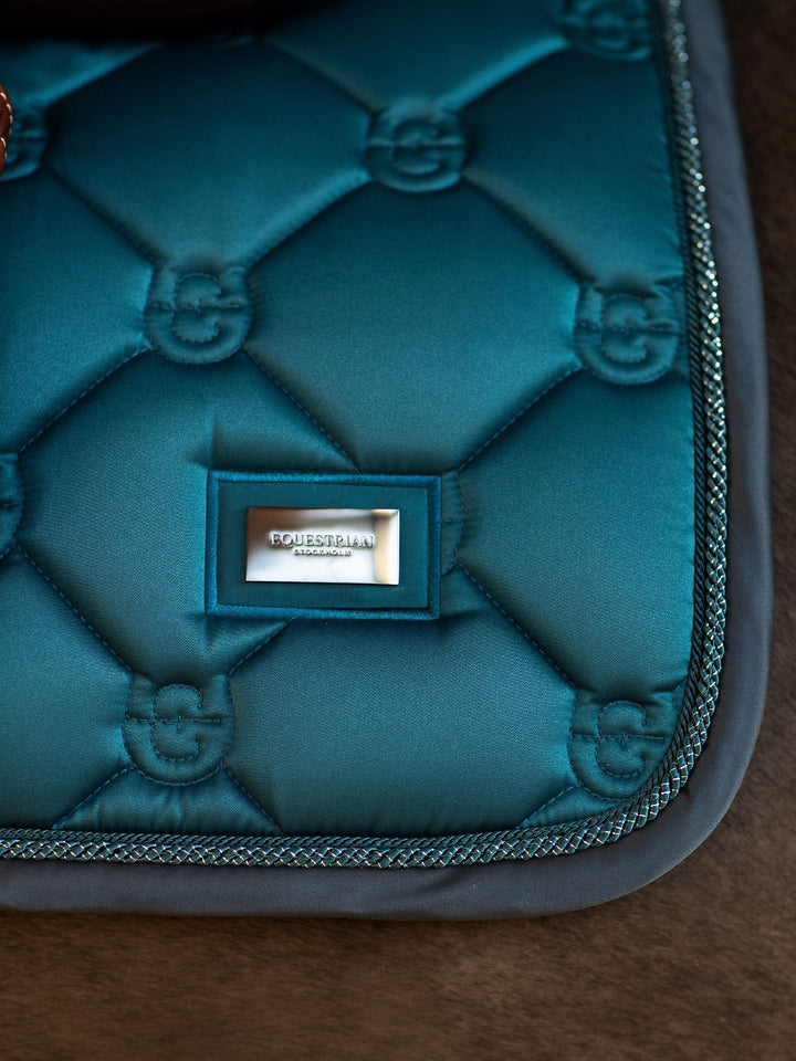 Equestrian Stockholm Classic Jump Saddle Pad - Teal Blue - Jump Saddle Pad - Kingdom Equestrian