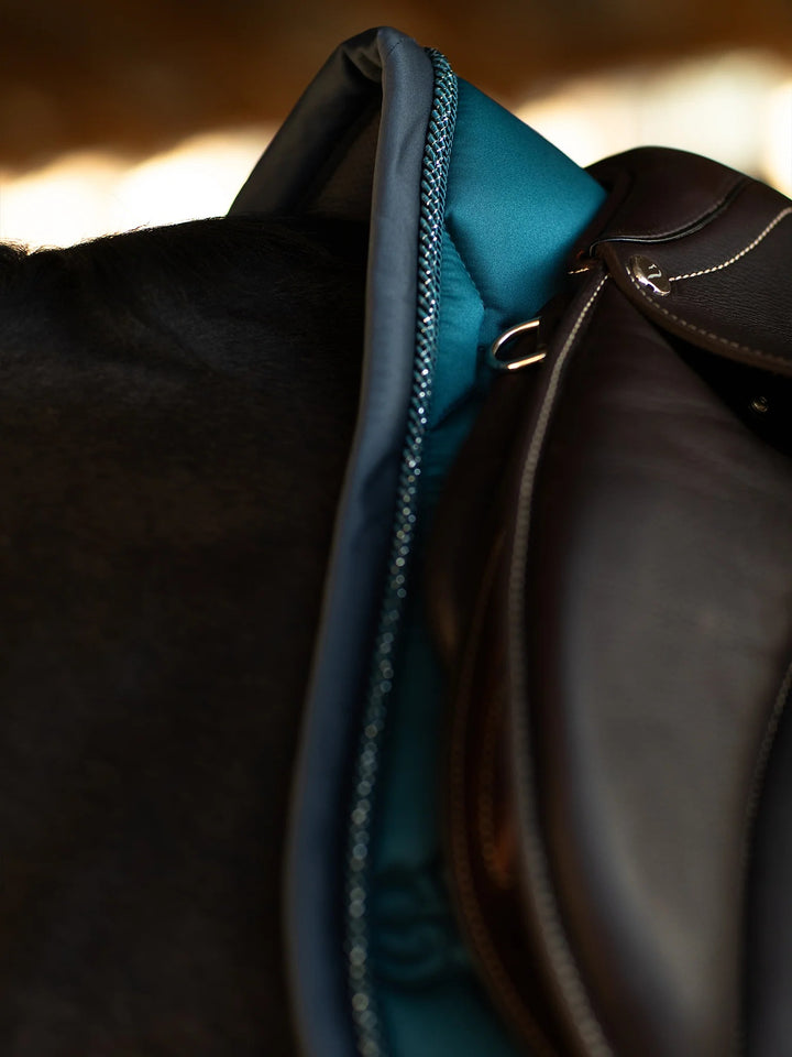 Equestrian Stockholm Classic Jump Saddle Pad - Teal Blue - Jump Saddle Pad - Kingdom Equestrian
