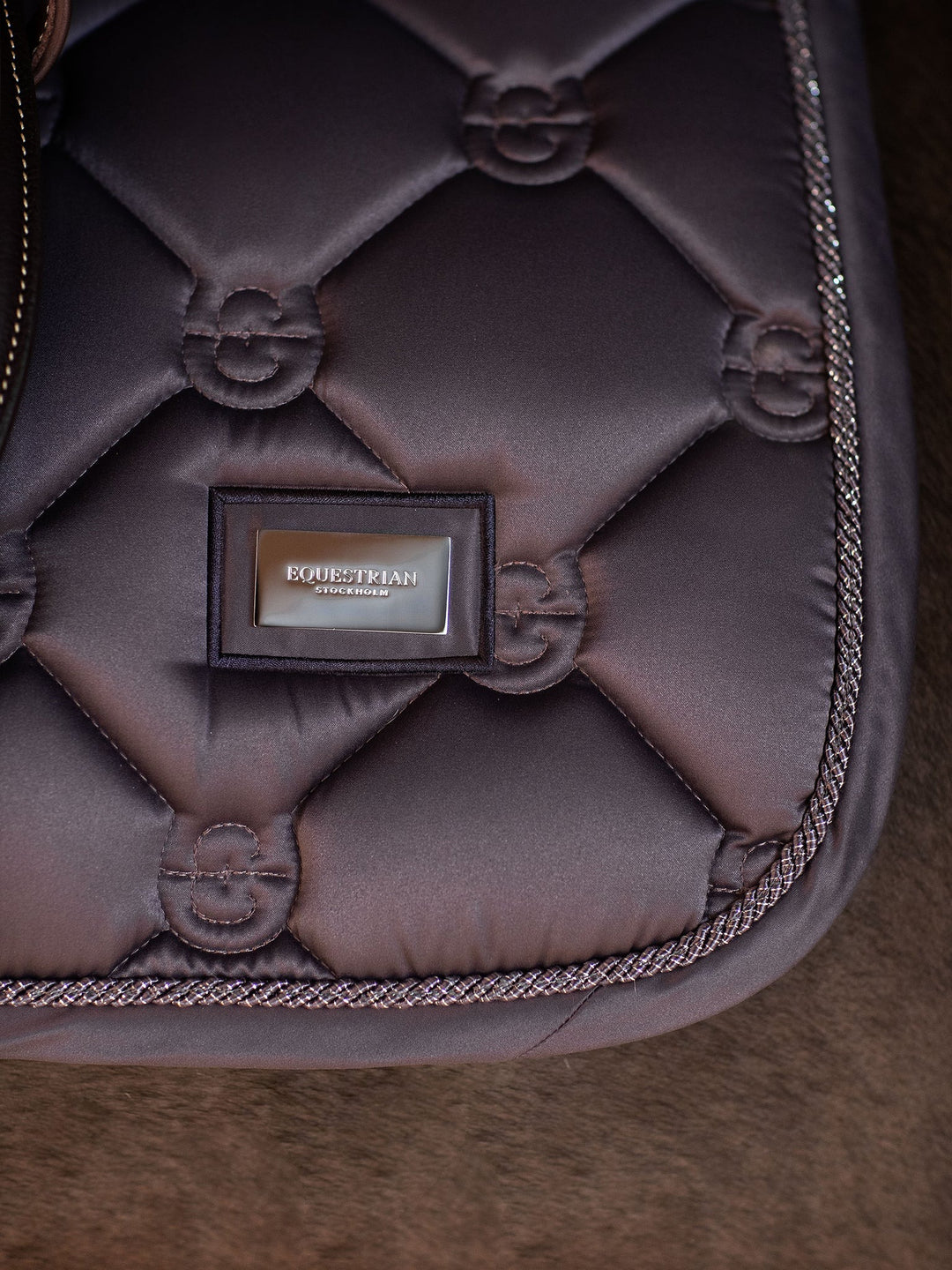 Equestrian Stockholm Classic Jump Saddle Pad - Dark Violet - Jump Saddle Pad - Kingdom Equestrian